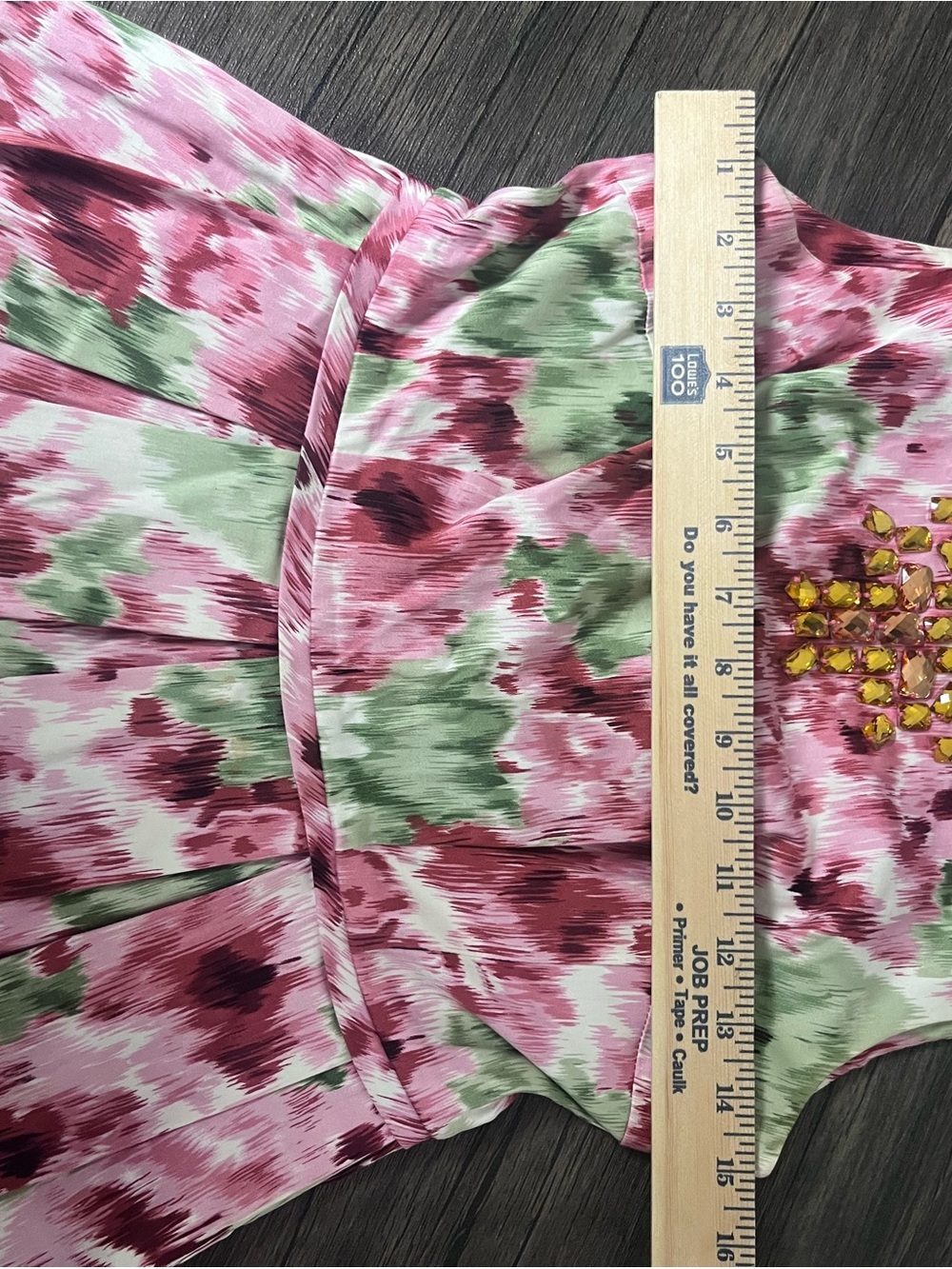 Maggy London Pink & Green Sleeveless Floral Fit-and-Flare Dress, NWOT, Petite 4P - Picture 7 of 7